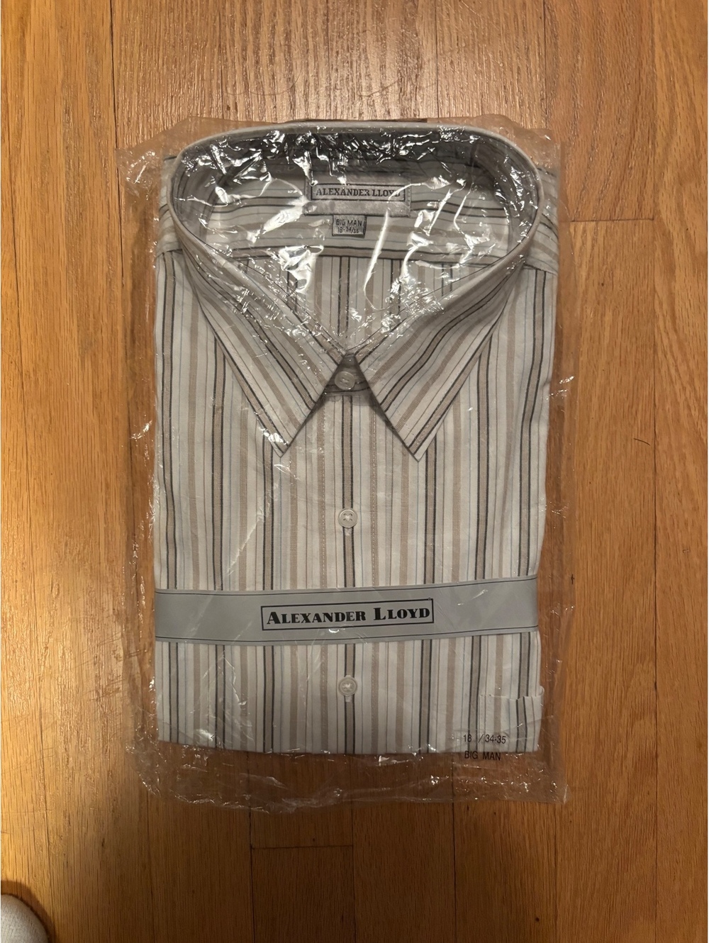 Alexander Lloyd Big Man Men's Button Up Shirt Size 18-34/35
